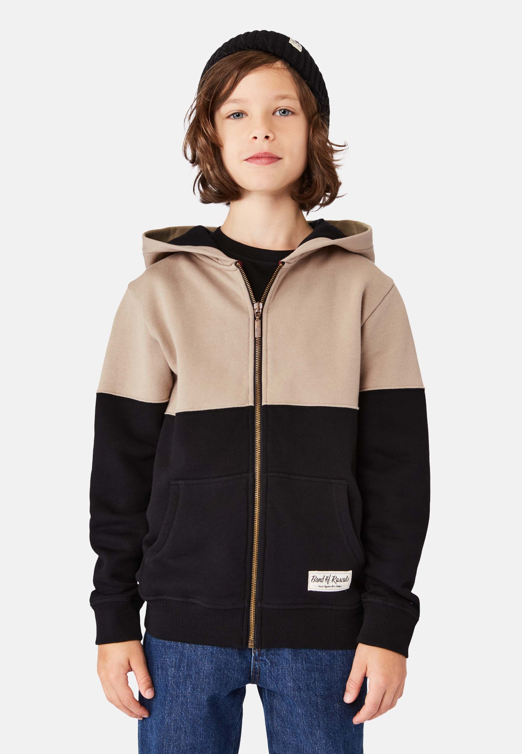 Split Zip Hooded