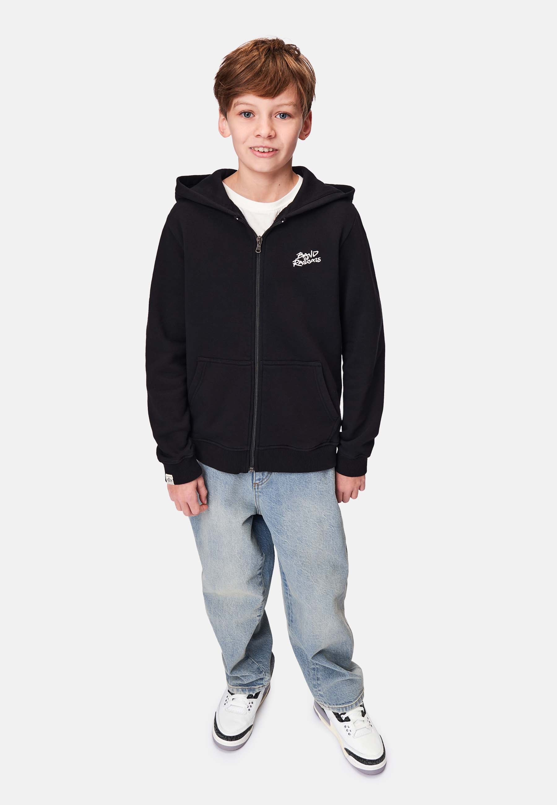 New School Zip Hooded