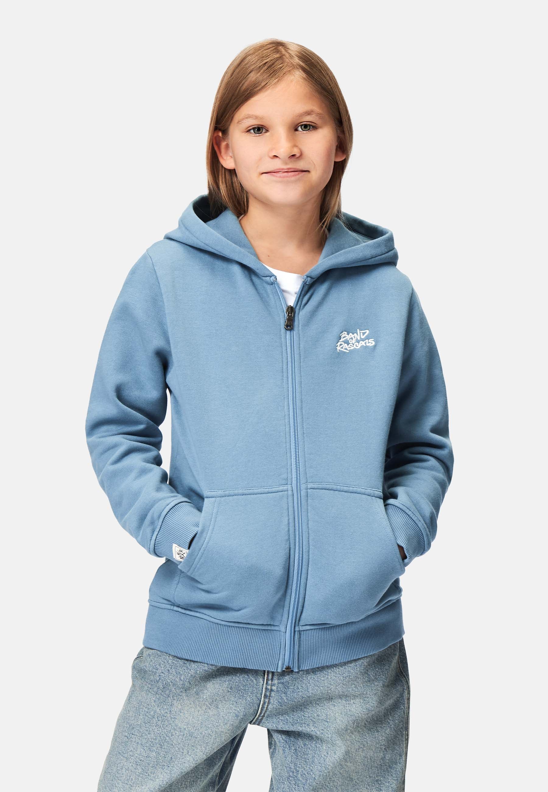 New School Zip Hooded