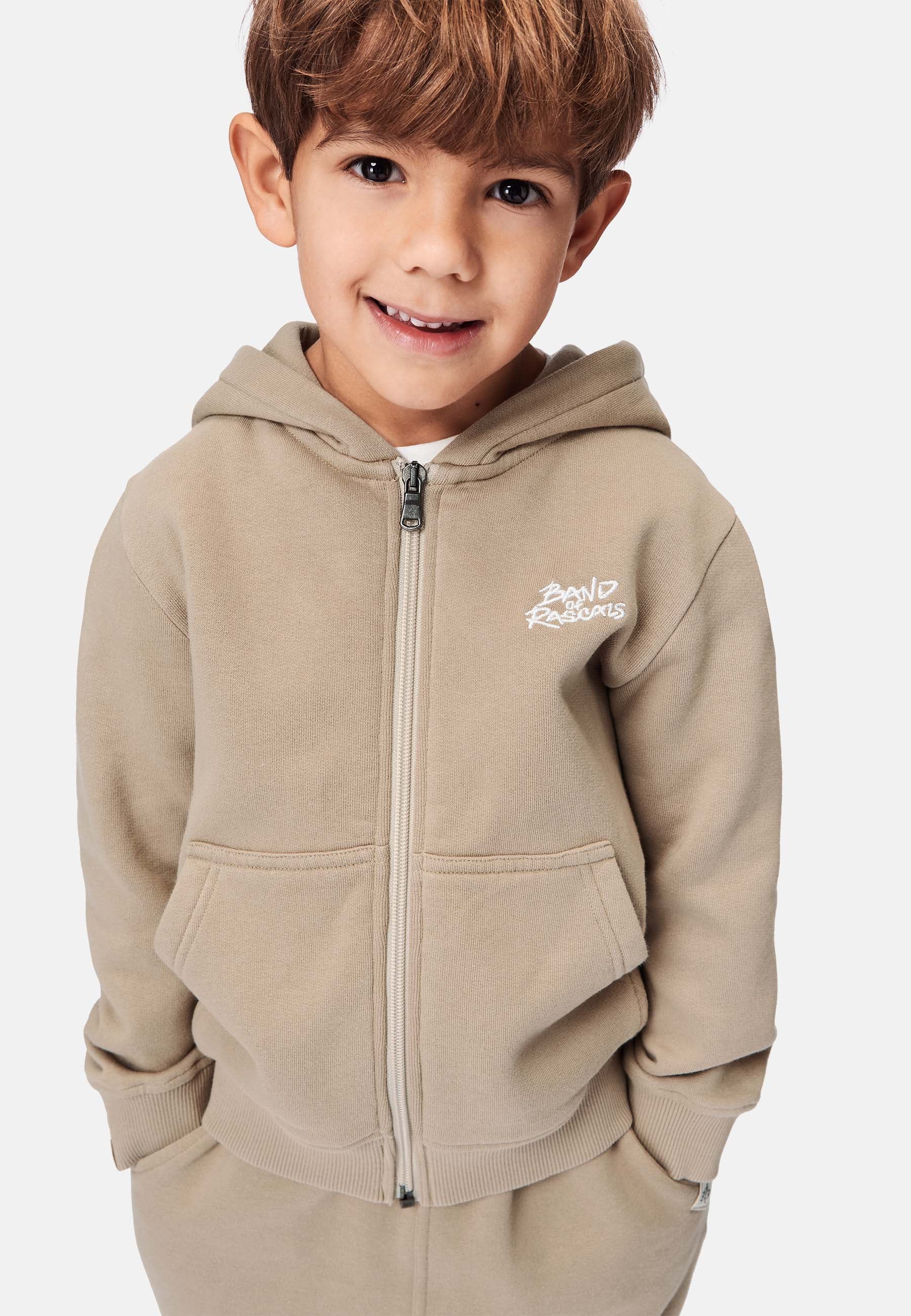 New School Zip Hooded